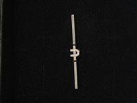 Charm Gioielleria Dossena  in Oro bianco Diamante CHOR-77 - EURO 113